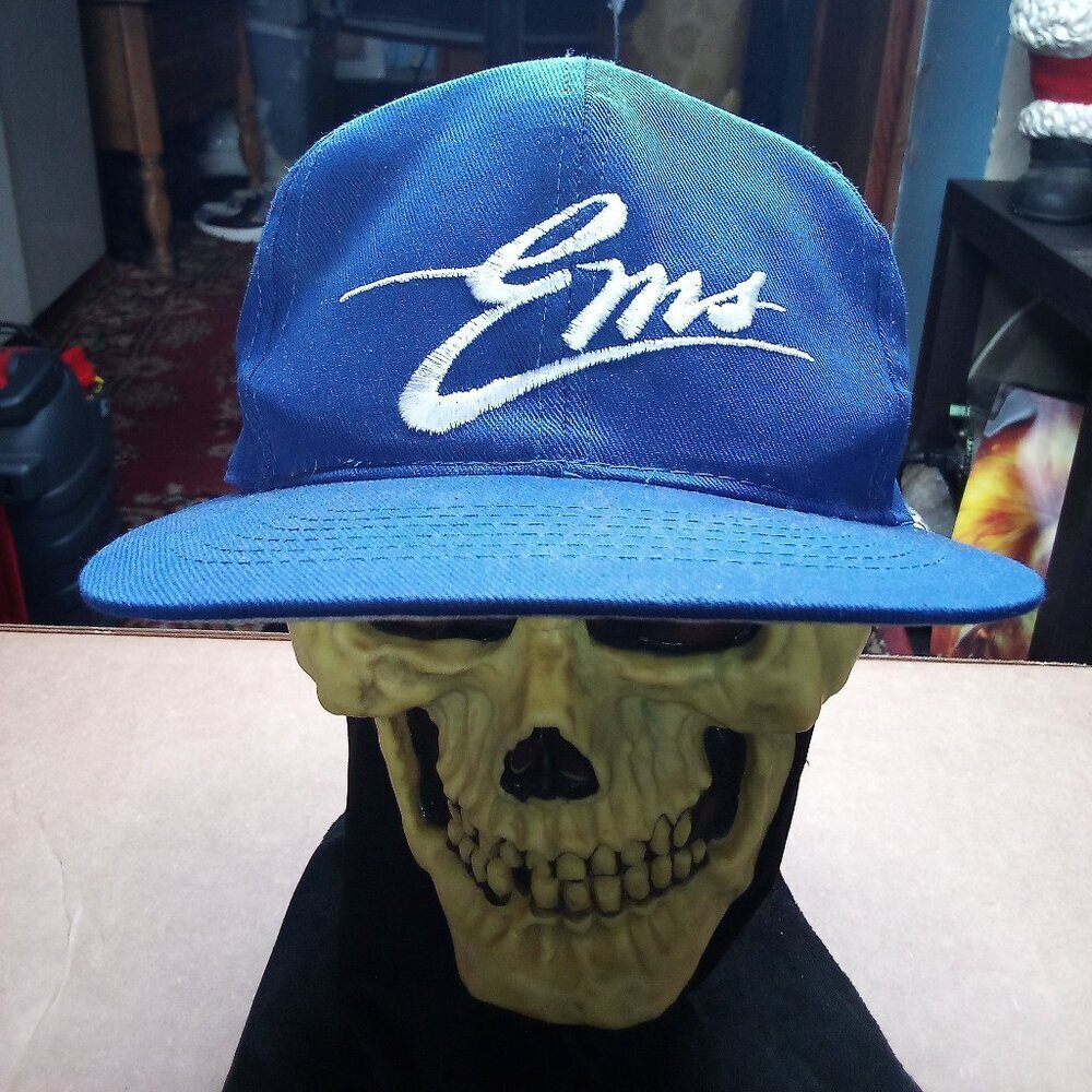Deadstock Vintage 90s Eugene Emeralds KUGN Promo Snap Back Hat Cap